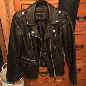 BNCI Leather Moto Jacket